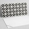 Glued Vinyl Panel for Hallway 100x50 cm Geometric Pattern with Rhombuses
