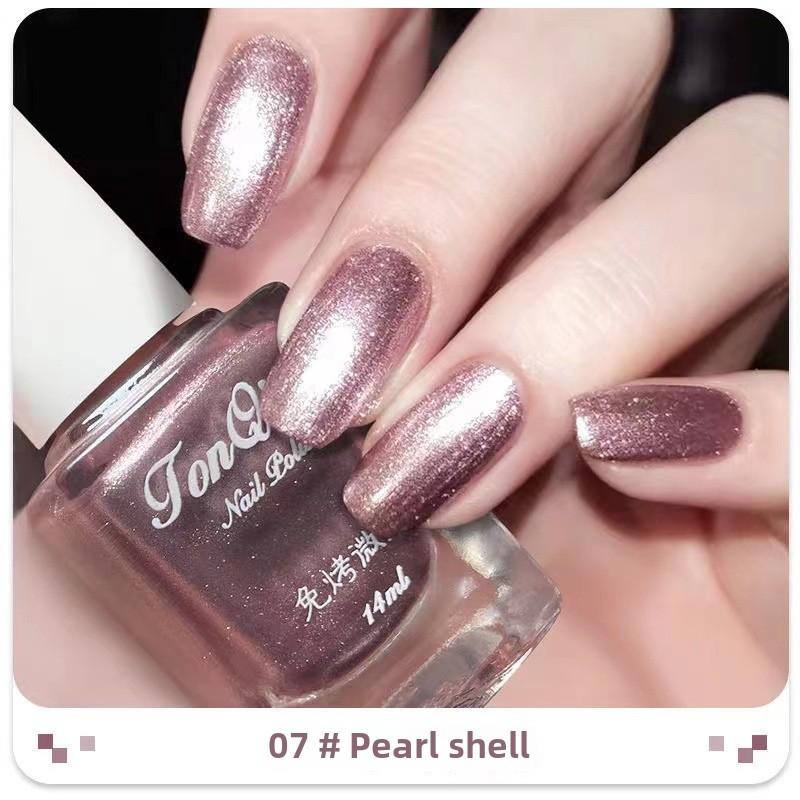 

Летний интернет-знаменитость, новый хит продаж, лак для ногтей для женщин, стойкий, не требующий запекания, не отслаивающийся, классический, отбеливающий, вишнево-красный 14ml