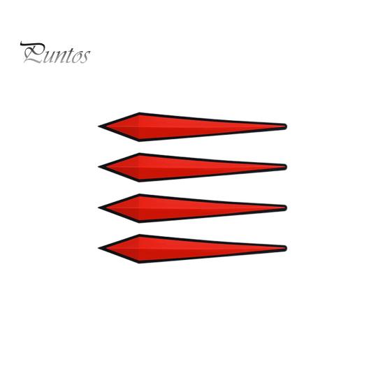 4Pcs Useful Anti-collision Self-adhesive Car Door Strip Guard Bumper Safety Parking 3D Sticker Vehicle Accessories