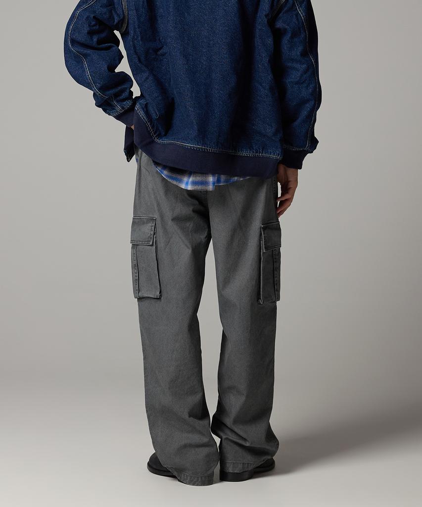 DICKIES Washed Duck Canvas Cargo Pants Charcoal