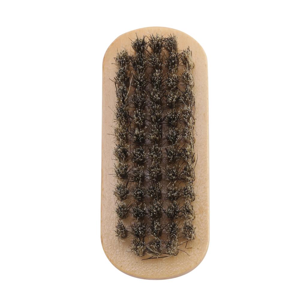 Shoe Shine Brushes Polish Bristles Boots Shoes Leather Care Cleaning Polishing Brush Convenient Nubuck Boot Pig Hair Tool