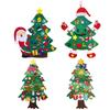 DIY Stickup Christmas Tree Set With Children's Decorations, Christmas Gifts, New Year Door Wall Decorations, Parent-child Interaction