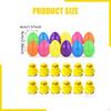 Easter Egg Filled Basket Stuffers Decorative Cute Colorful Eggs Party Favor for Kids School