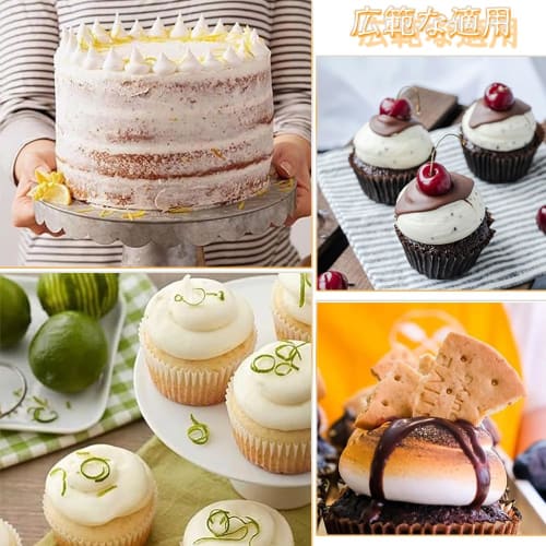 Set of 12 Stainless Steel Round Pastry Tips, Pastry Bags, Pastry Making Tools, Tips, Cake Decorating, Cookies, Macarons, DIY Baking Supplies (Silver)