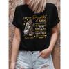 Womens Short Sleeve Crew Neck T Shirt I Am The Daughter of God Print Casual Spring Summer Top