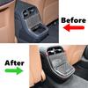 Car Rear Air Vent Outlet Trim Anti-scratch For Mercedes-Benz E-Class W214 E260 E300 2024+ Car Accessories