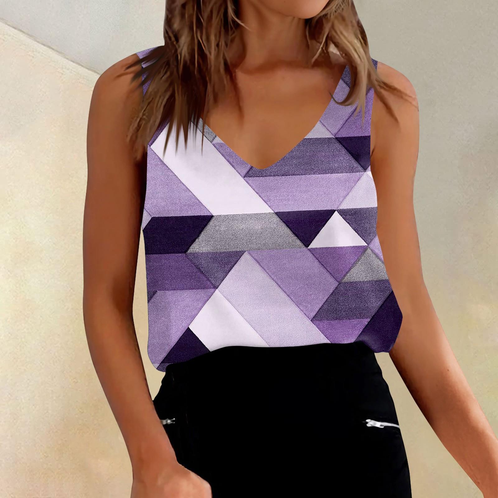 

Женские атласные майки с V-образным вырезом, повседневные майки без рукавов, летние базовые майки с градиентом L