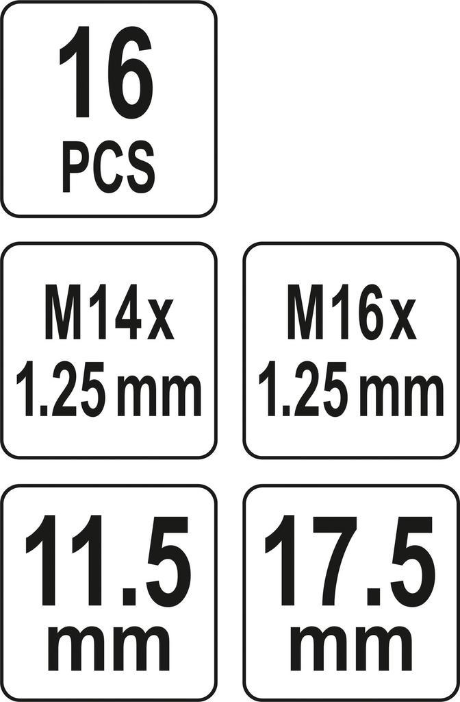 YT-17580 YATO SPARK PLUG REPAIR KIT