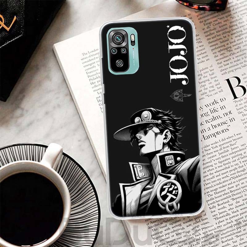JoJo's Bizarre Adventure Kujo Jotaro Cover For Xiaomi Redmi Note 14 13 12S 12 11 Pro Plus Phone Case 11S 10S 10 11E 11T + 9S 9 P