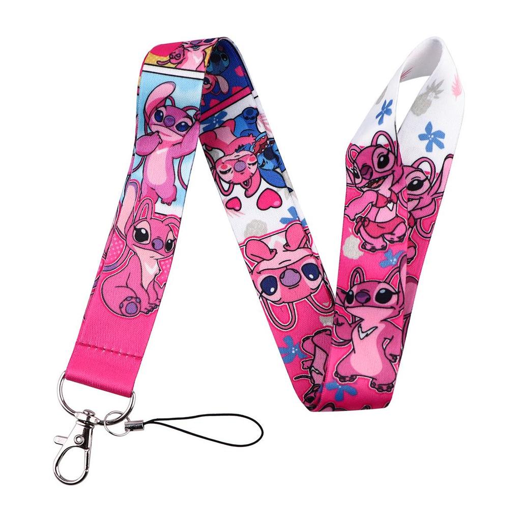 Cute Planet Plushie ID Card Holder with Slide Case & Lanyard for Phone and Access Cards