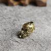 Biochemical Skull Head Brass Knife Beads Personality Punk Gas Mask Skeleton EDC Outdoor Tool Survival Paracord DIY Accessories