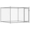 Vidaxl Dog Cage, With Door, Grey, 6X2X1.5 M, Steel