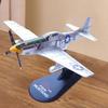 1/72 Scale P- Fighter Model Ornament Collectible Desktop Decoration Aircraft for Cabinet