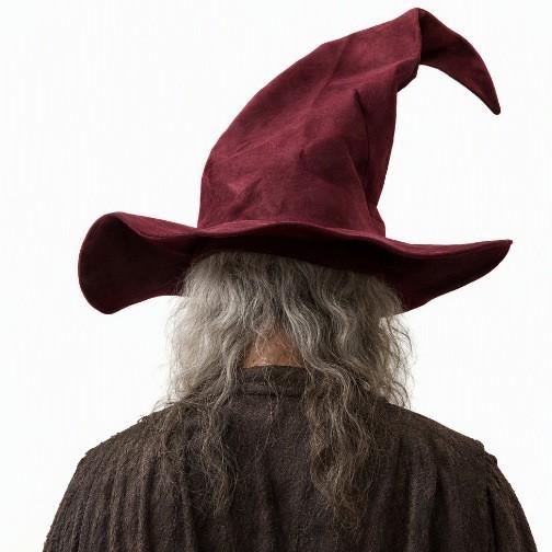 Halloween Gray Wizard Wig Beard Clothes Set Hobbit Gandalf Clothes Hat