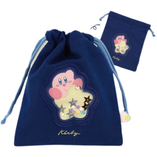 Marimo Craft Kirby Confetti Series Drawstring Bag, Warp Star, W170 x H200mm, HKB-083