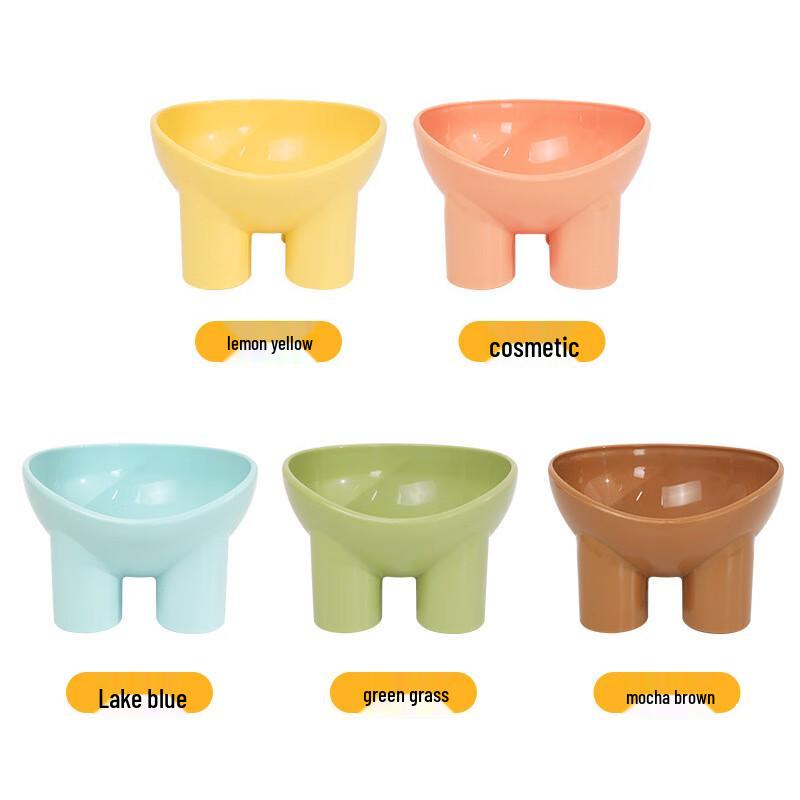 Elevated Neck Protection Anti-Spill Cat Bowl