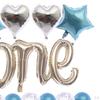 Aluminum Latex Balloons Set 1st Birthday