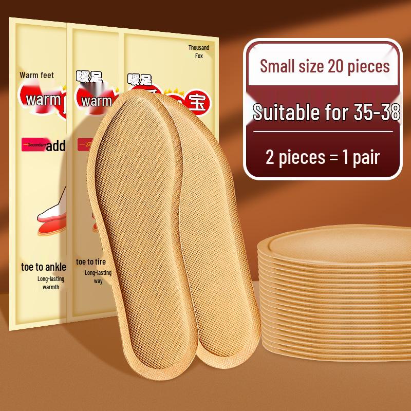 Саморазогревающиеся стельки Thousand Fox — 12 часов тепла для мужчин и женщин, зимние грелки для ног с добавлением полыни.