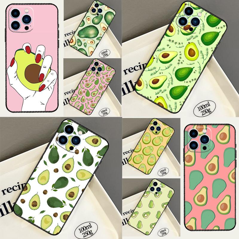 Avocado Collage Case For Samsung Galaxy A34 A54 A14 A35 A55 A15 A56 A36 A26 A16 A06 A12 A22 A32 A52 A13 A53