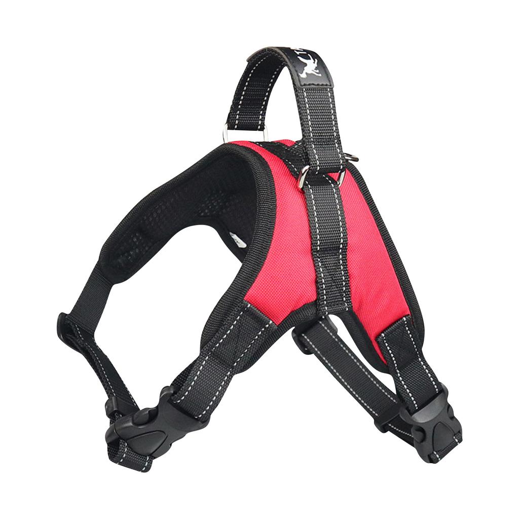 Oxford Fabric Dog Harness Adjustable Soft Padded Chest Strap Lightweight Durable Breathable Pet Vest for Small Medium Large Dogs