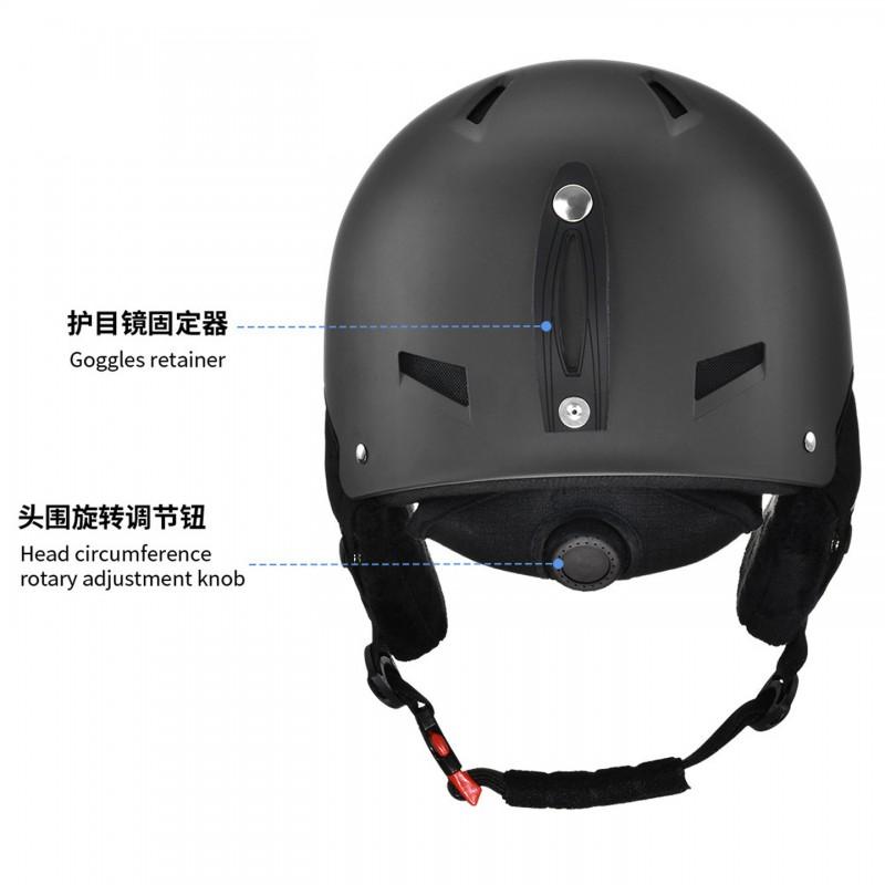Unisex Ski Helmet Alpine Snowboarding ABS EPS Protective Headgear CE Certified Winter Sports Gear