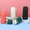Insulated Stainless Steel Water Bottle Portable Vacuum Flask Thermal Sports Mug with Lid for Outdoor Travel Camping Mini Cup