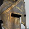 Medieval King Leonidas Spartan Helmet, Ancient Greek Warrior 300 Movie Replica Armor Limited Edition Helmet for Cosplay, LARP, Display