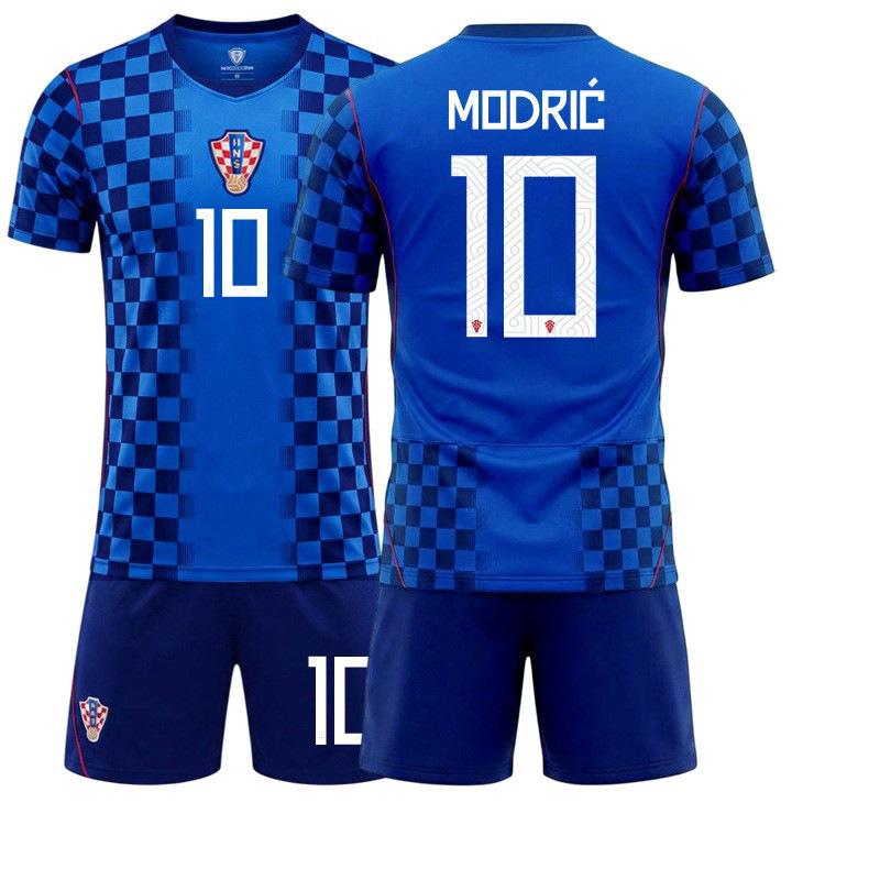 2026 Croatia away football jersey No. 10 Modric US-Mexico World Cup national team jersey #16