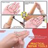 AB34-For Jewelry Pliers, Rubber Hammer, Wooden Bracelet Sizing Bangle Mandrel(5Pcs)- For Jewelry Tool Set Kit For Jewelry Making