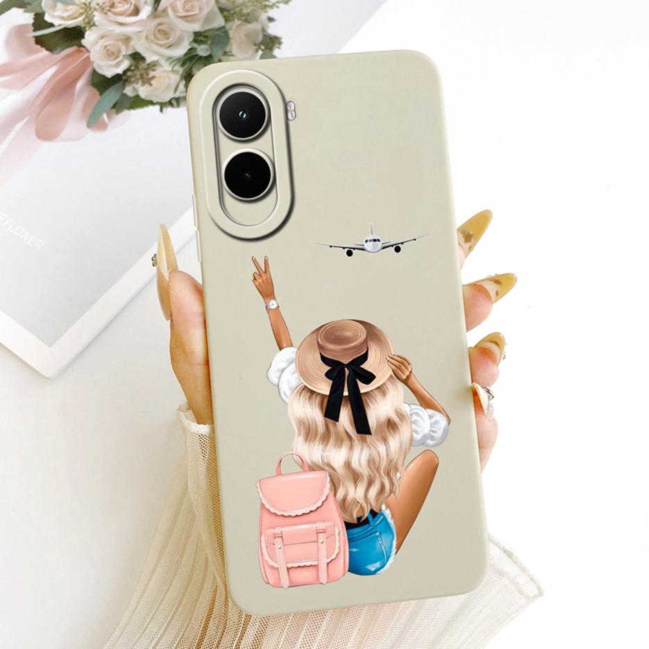 For Xiaomi Poco M7 4G Case Cute Dinosaur Astronaut Painted Cover Soft Silicone Phone Case For Xiaomi Poco M7 Plus M7Plus 5G Bags