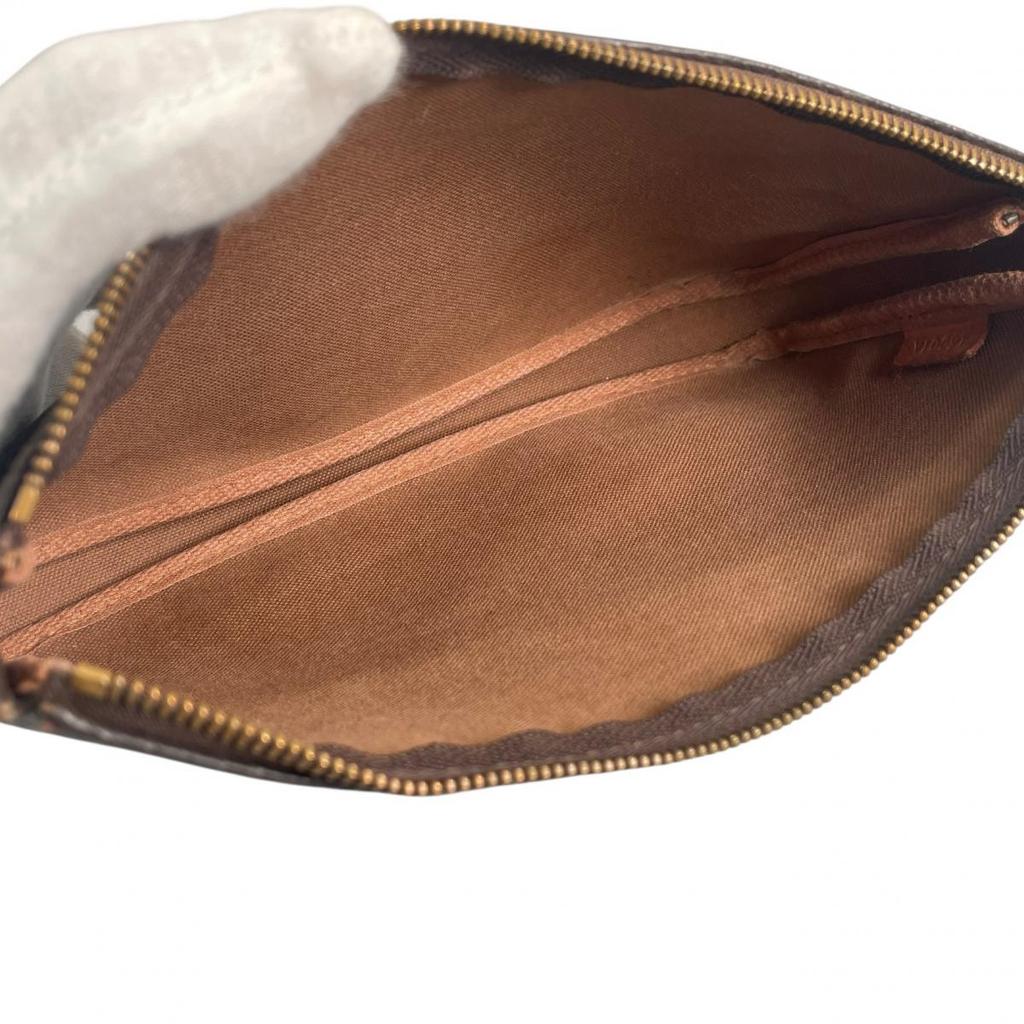 LOUIS VUITTON Pochette Accessoires Handbag Monogram canvas Brown Women M51980 Used