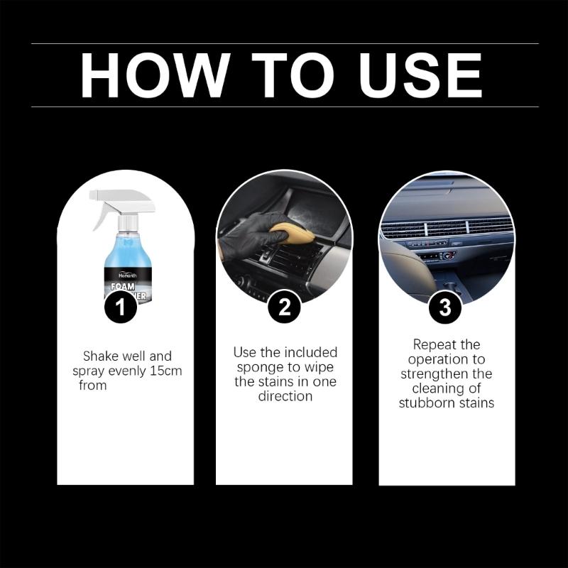 Car Plastic Refurbishment Agent Car Interior Dashboard Panel Cleaner Plastic Parts Leather Refurbisher