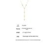 Stainless Steel Gold-Plated Ferris Wheel Pendant Necklace - Light Luxury & Elegant Style