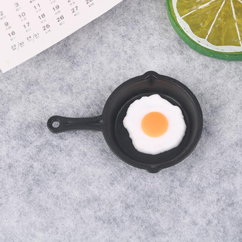 Dollhouse Miniature Frying Egg Pans For 12Th Dolls House Kitchen Accessories