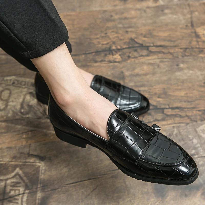 Men's Casual Shoes Plus Size Leather Luxury Designer Social drivingParty Shoes Adult Fashion Dress Moccasins Men Loafers