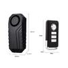 Wireless Bicycle Alarm Remote Control Waterproof Electric Motorcycle Scooter Bike Vibration Security Protection Anti Lost Alarms