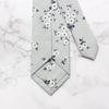 Men'S Cotton Printed Casual Tie, Floral Wedding Groom Dress Tie 7Cm Tie Men