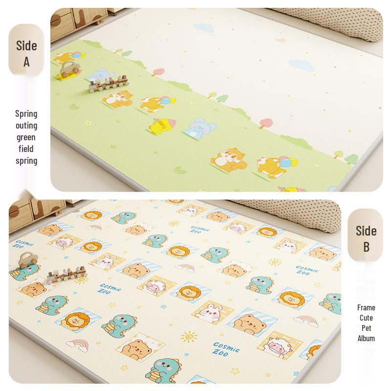 Thickened Formaldehyde-Free EPE Baby Crawling Foam Mat 180x150x2CM
