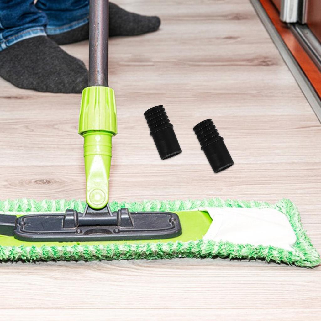 2 szt. Gwintowane Końcówki Wymienne Uchwytu Adapter Francuski do Drążka Przedłużającego Mopa Zmiotki Szczotki Złącze Naprawcze Uchwytu