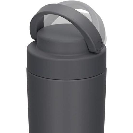 Thermos Bottle Vacuum Insulated Carry Tumbler Handle 420ml Smoke Black JOV-421 SMB
