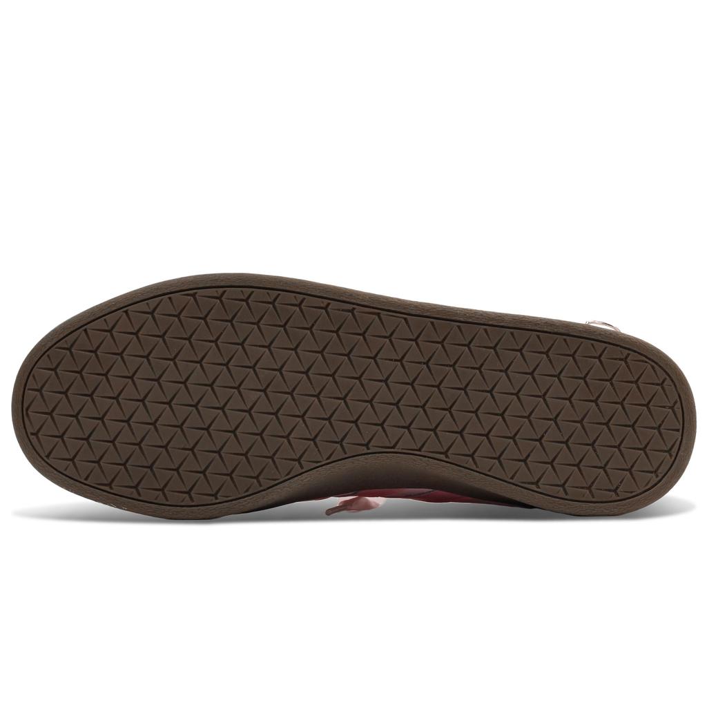 Adidas VL COURT 2.0 Balance Abrasion Resistant Low top Skateboard Shoes Unisex Light Pink HQ1802(Team252- )