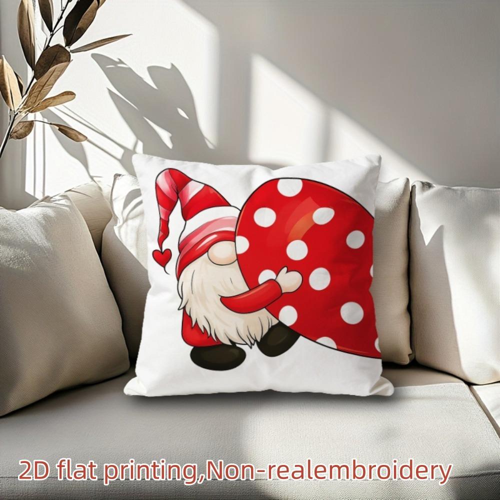 

1 Valentine s Day pillow cover, 2D flat printing 40x40cm/16x16inch