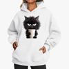 Coffee Cat Fashion Women's Hoodies Spring Autumn Winter Casual Hoodies Sweatshirts Tops Solid Color Hoodie Sweatshirt Female