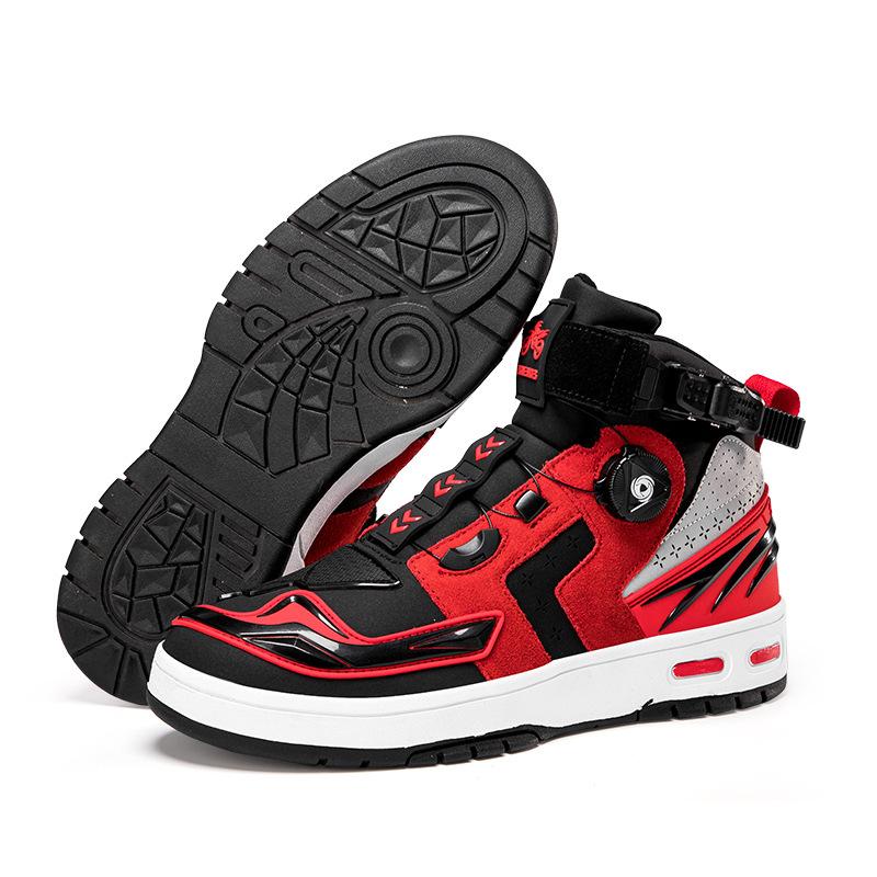 Motorcycle Shoes Motorcycle Riding Shoes Men's Knights Four Seasons Off-road Locomotive Boots Racing Short Boots Four Seasons Motorcycle Travel Equipm