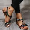 Fashion Shoes Female 2025 Hot Sale Wedge Women's Sandals Summer Casual Sandals Women Fashion Mixed Color Bohemian Shoes Ladies Sandalias