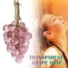 Grape Handmade Soap Natural DIY Crystal Soap Fruit Aroma Scented Soap Creative Gift For Home Fragrance Friend Gift Bathroom