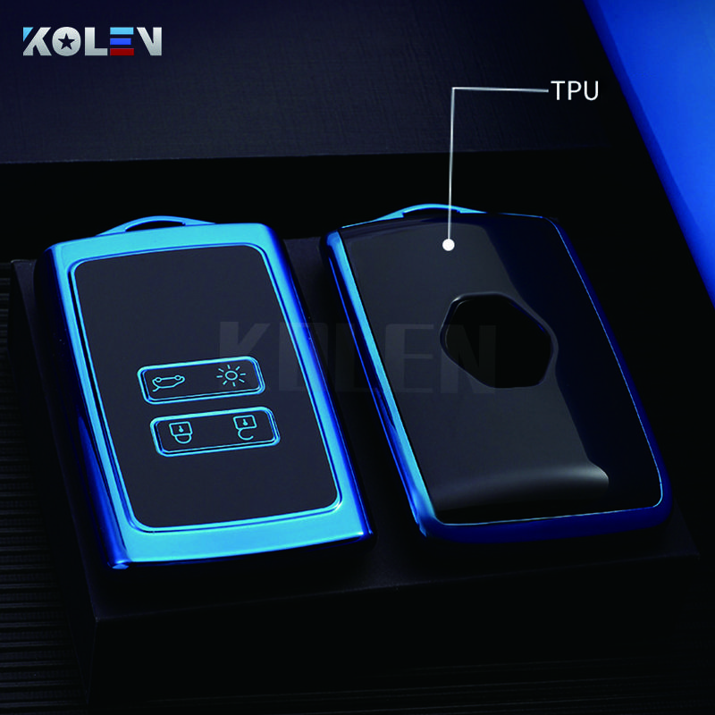 TPU Car Smart Key Case Cover Shell Fob For Renault Koleos Kadjar Clio Megane Captur Espace Kangoo Sandero Talisman Accessories