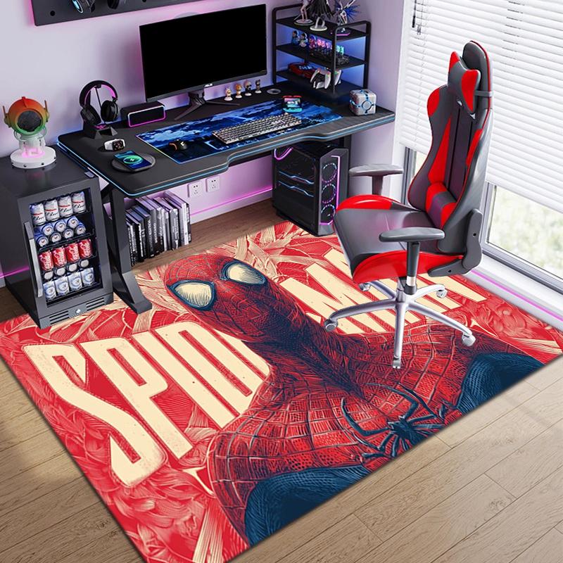 1PC Spider-Man Rug - home decoration Carpet For Living Room Bedroom Flooring Computer Chair Area Rug
