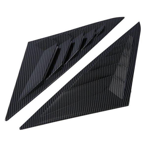 Pair of Louvers for 2011-2015 Hyundai Sonata (8th/9th Gen) with Mustang-Style Window Modification None
