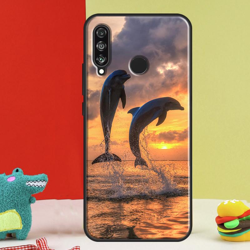 Ozean Delfin Für Huawei Nova 5T 9 10 SE 12i 12s 11i Y91 Y90 Y60 Y70 Y72 Y61 P60 P30 Pro P20 P40 Lite Hülle